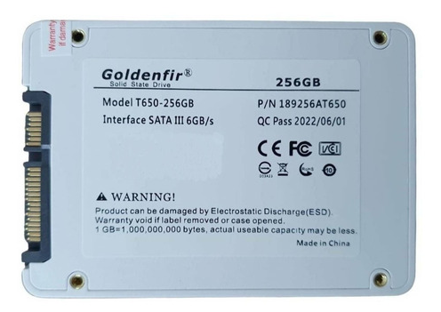 SSD. Goldenfir 2.5, 256GB, 360GB, 512GB, 1TB.