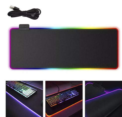 MOUSE PAD GAMER RGB DO TAMANHO DE SUA DIVERSÃO